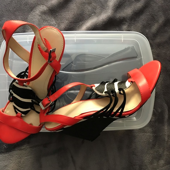 Alvin Klein leather wedge - Picture 2 of 9